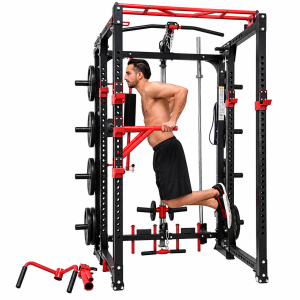 Rack Jaula Plegable Viking 1800 Polea Dips