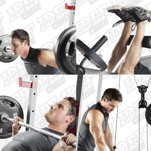 Jaula Power Rack Deluxe Con Banco Marcy MD