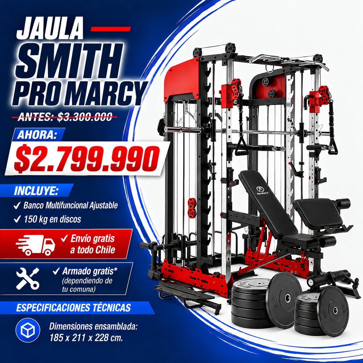 Jaula Smith Multifuncional Pro KG8680