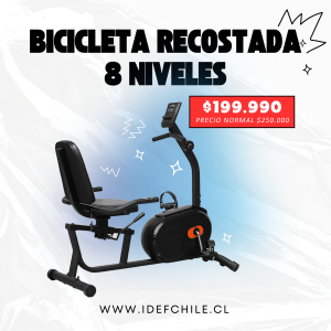 Bicicleta recostada tensión control 8 niveles – MRB-4350