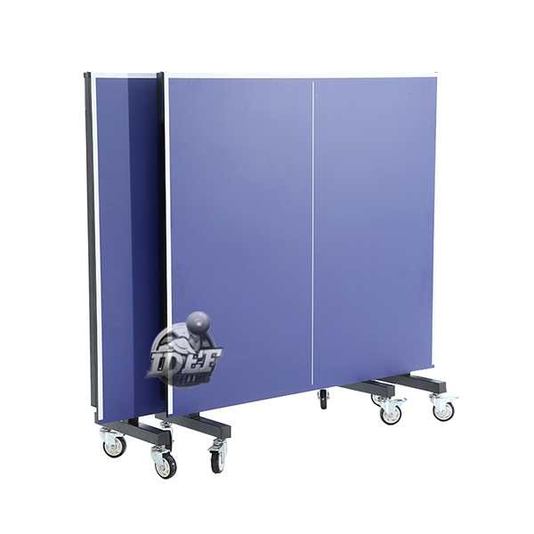 Mesa de Ping Pong 40 x 40 x 12 mm fibra de vidrio Indoor plegable con ruedas - Imagen 4