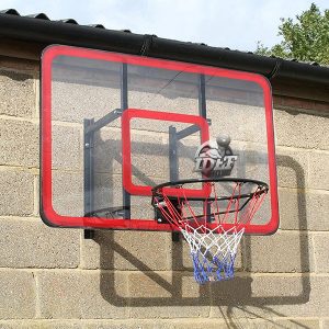 Tablero de Basketball 120 x 80 cm con red y aro 16 mm