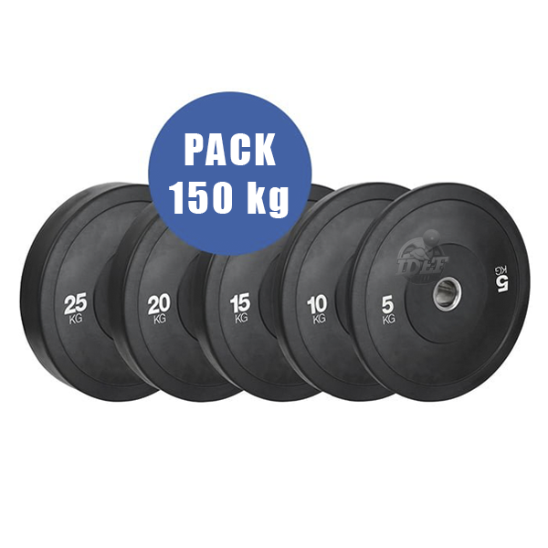 Pack 150 kg en discos Olímpicos Bumpers