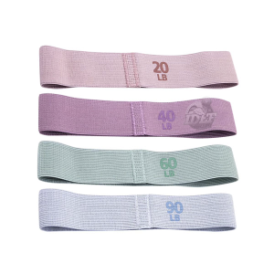 Bandas de Gluteos Tela Soft Set 4x Resistencias