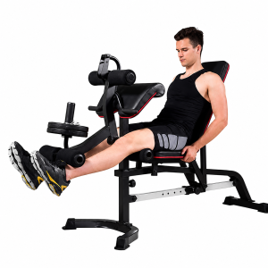 Banco Leg Extension soporte olímpico y Curl de Bíceps AD-185060