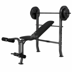 Press Banca + 40 LB Barra Recta
