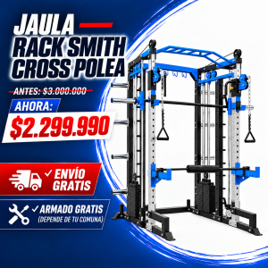 Jaula Rack Smith Cross Polea